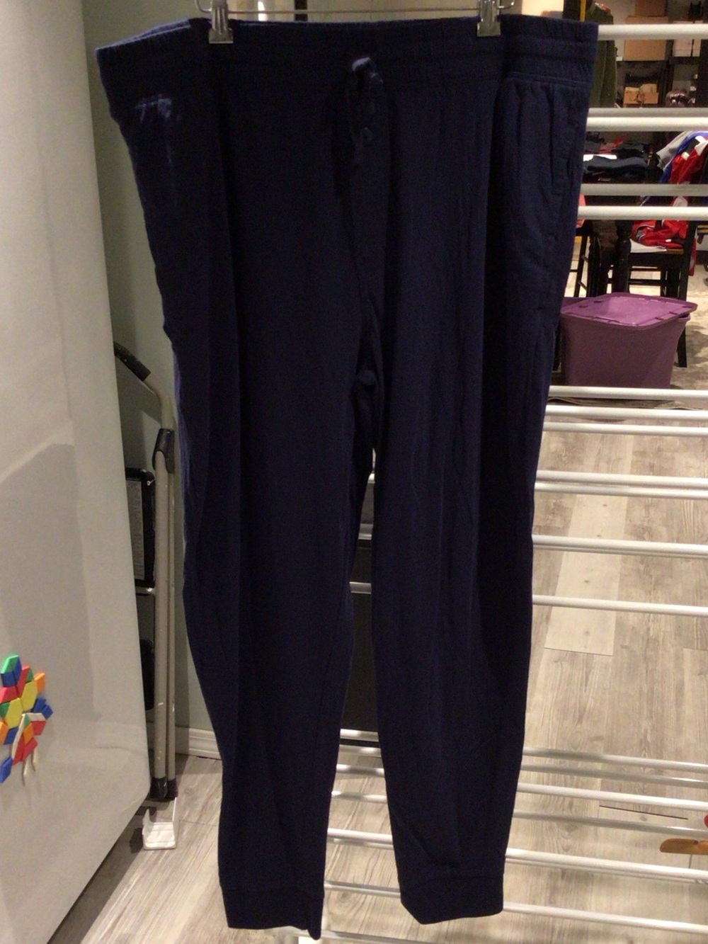 Fruit of the Loom Navy Drawstring lightweight joggers NWOT
